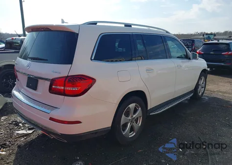 2017 Mercedes-Benz Gls 450 4Matic z USA, uszkodzony, nr VIN 4JGDF6EE6HA937136